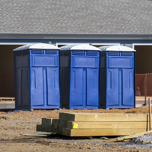 do you offer hand sanitizer dispensers inside the portable restrooms in Manchester CA